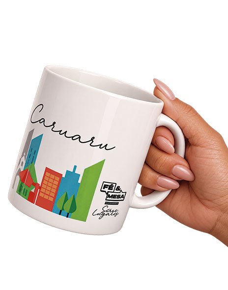 CANECA DE PORCELANA
