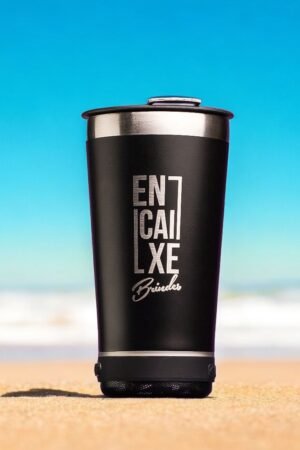 Copo Térmico com Caixa de Som Bluetooth Personalizado
